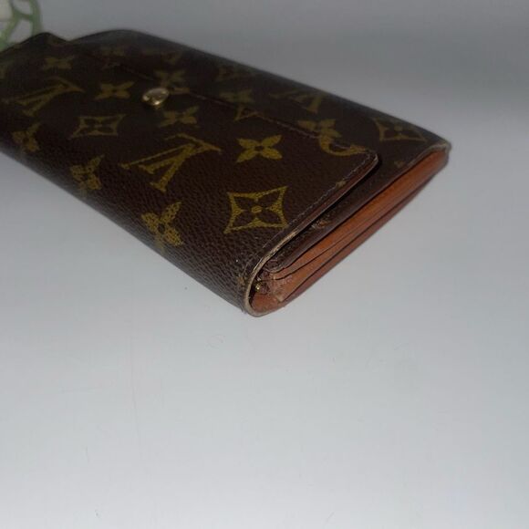Authentic! 💥 Louis Vuitton Monogram Sarah Clutch Wallet - Picture 8 of 13